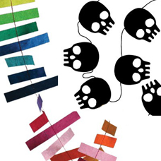 Garlands - Celebration and Skulls